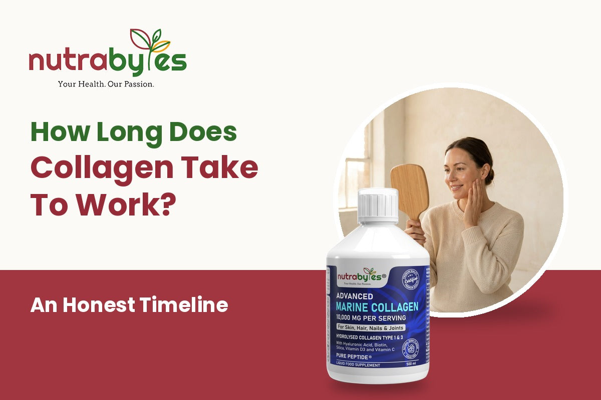How long does collagen take to work, with Nutrabytes liquid marine collagen