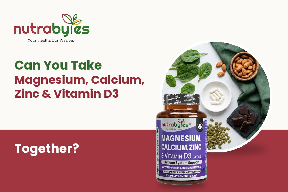 Can you take magnesium, calcium, zinc and vitamin D3 together, with Nutrabytes 4-in-1 complex