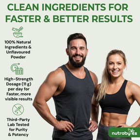 Collagen Powder with Vitamin C | Hydrolysed Bovine Collagen Peptides | High-Protein Supplement | Hair, Skin & Joints | Men & Women | Unflavoured | 330g