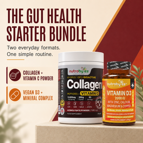 The Gut Health Starter Bundle with two everyday supplement formats