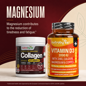 Magnesium contributes to the reduction of tiredness and fatigue