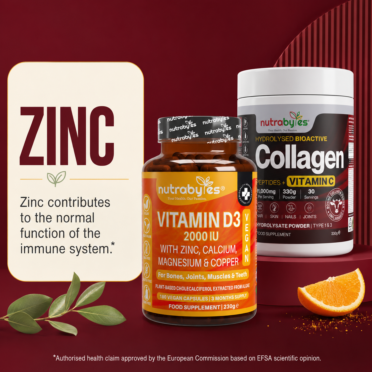 Zinc contributes to the normal function of the immune system