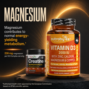 Magnesium authorised health claim for energy-yielding metabolism