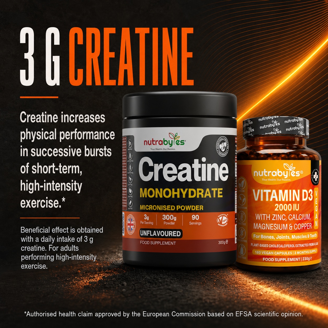 Creatine authorised health claim for high-intensity exercise performance