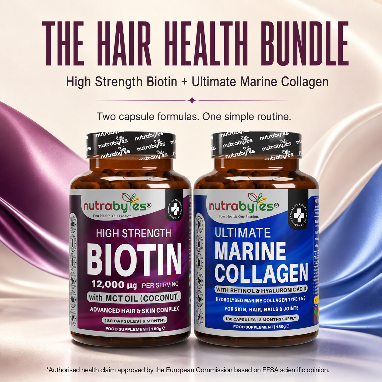 The Hair Health Bundle introduction with Biotin and Ultimate Marine Collagen