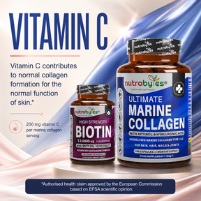 Vitamin C authorised health claim for normal skin collagen formation