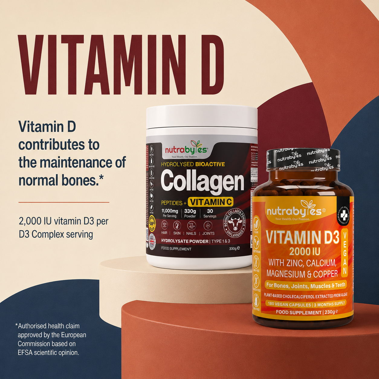 Vitamin D authorised health claim for normal bones