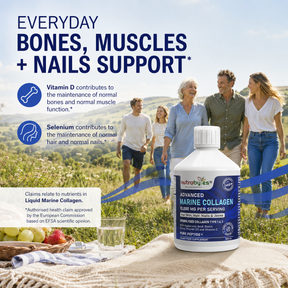 Authorised vitamin D and selenium claims for bones muscles hair and nails