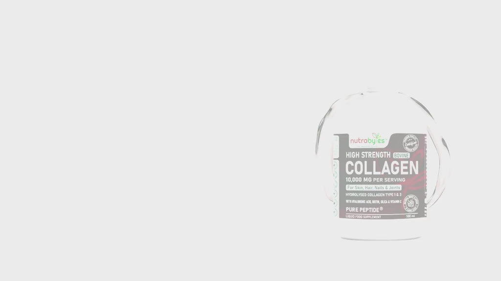 Youtube video of nutrabytes high strength bovine collagen supplements.