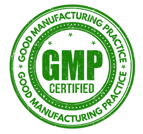 GMP Certified  certificate logo 